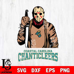 Coastal Carolina Chanticleers Jason Voorhees 6 Svg Eps Dxf Png File, Digital Download