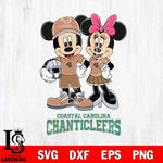 Coastal Carolina Chanticleers Mickey Minnie Mouse Helmet Svg Eps Dxf Png File, NCAA svg , File Cut , Digital Download , Instant Download, Cut Svg Files