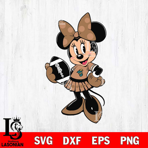 Coastal Carolina Chanticleers Minnie Mouse Svg Eps Dxf Png File, NCAA svg, Digital Download, Instant Download