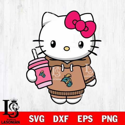 Coastal Carolina Chanticleers Pretty Hello Kitty Svg Eps Dxf Png File, Digital Download, Instant Download