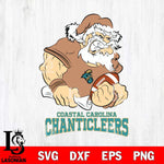 Coastal Carolina Chanticleers Santa Claus Angry Svg dxf eps png pdf file,NCAA svg,Digital Download,Cricut file