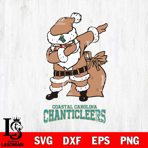 Coastal Carolina Chanticleers Santa Claus Ugly Svg dxf eps png pdf file,NCAA svg,Digital Download,Cricut file