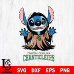 Coastal Carolina Chanticleers Stitch Ghost Svg Eps Dxf Png File, NCAA svg, Digital Download, Instant Download