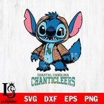 Coastal Carolina Chanticleers Stitch Halloween Svg Eps Dxf Png File, NCAA svg, Digital Download, Instant Download