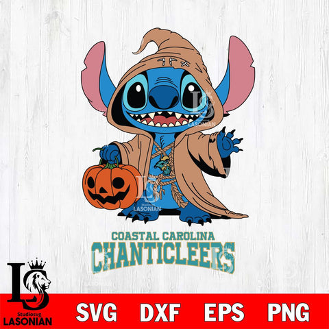 Coastal Carolina Chanticleers Stitch Horror Svg Eps Dxf Png File, NCAA svg, Digital Download, Instant Download