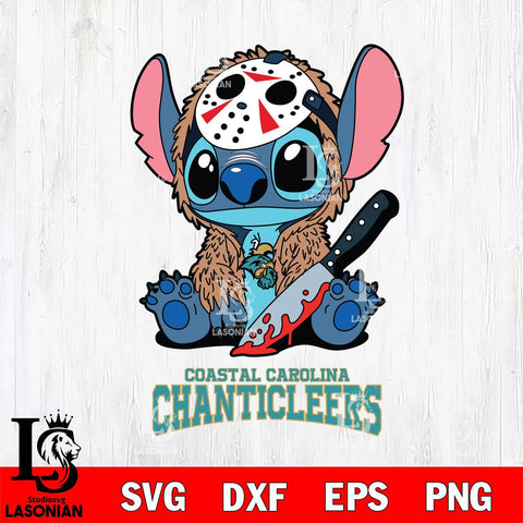 Coastal Carolina Chanticleers Stitch Jason Voorhees Svg Eps Dxf Png File, NCAA svg, Digital Download, Instant Download