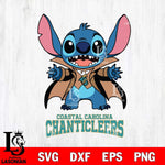 Coastal Carolina Chanticleers Stitch Vampire halloween Svg Eps Dxf Png File, NCAA svg, Digital Download, Instant Download