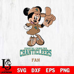 Coastal Carolina Chanticleers #1 Fan Minnie Mouse Svg Eps Dxf Png File, Digital Download, Instant Download