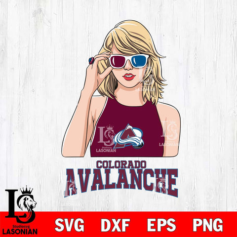 Colorado Avalanche And Taylor Swift Fan Svg Eps Dxf Png File, Digital Download, Instant Download