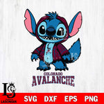 Colorado Avalanche Stitch Halloween Svg Eps Dxf Png File, NHL svg, Digital Download, Instant Download