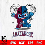 Colorado Avalanche Stitch Horror Halloween 2 Svg Eps Dxf Png File, Digital Download, Instant Download