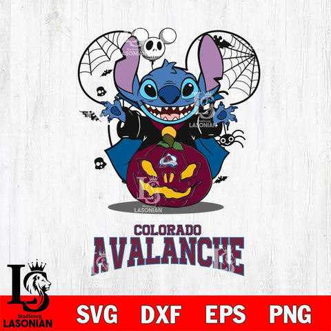 Colorado Avalanche Stitch Horror Halloween Svg Eps Dxf Png File, Digital Download, Instant Download