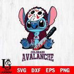 Colorado Avalanche Stitch Jason Voorhees Svg Eps Dxf Png File, NHL svg, Digital Download, Instant Download