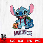 Colorado Avalanche Stitch Zombie Svg Eps Dxf Png File, NHL svg, Digital Download, Instant Download