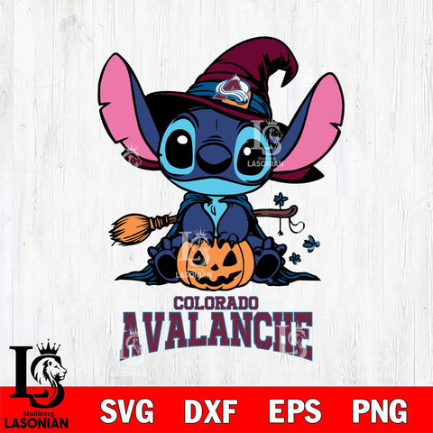 Colorado Avalanche Stitch witch Svg Eps Dxf Png File, NHL svg, Digital Download, Instant Download