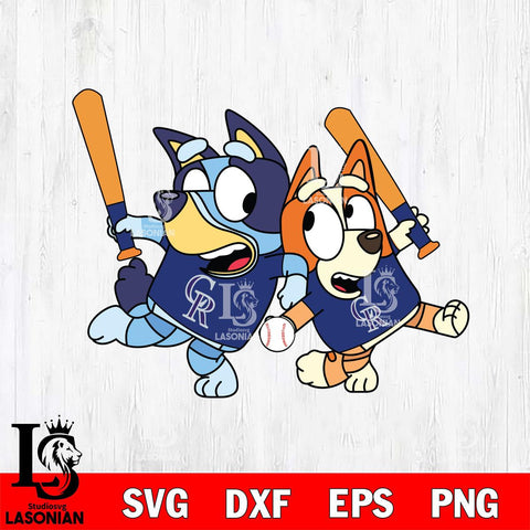 Colorado Rockies Bluey Svg Eps Dxf Png File, Digital Download, Instant Download