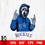 Colorado Rockies Ghostface Svg Eps Dxf Png File, Digital Download, Instant Download