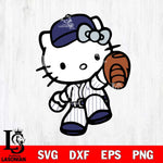 Colorado Rockies Hello Kitty 3 Svg Eps Dxf Png File, Digital Download, Instant Download