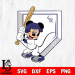 Colorado Rockies Mickey 2 Svg Eps Dxf Png File, Digital Download, Instant Download