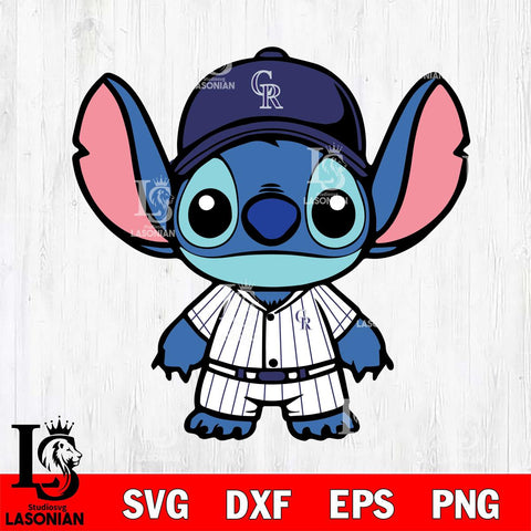 Colorado Rockies Stitch Svg Eps Dxf Png File, Digital Download, Instant Download