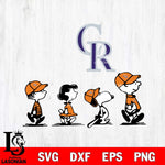 Colorado Rockies snoopy Svg Eps Dxf Png File, Digital Download, Instant Download