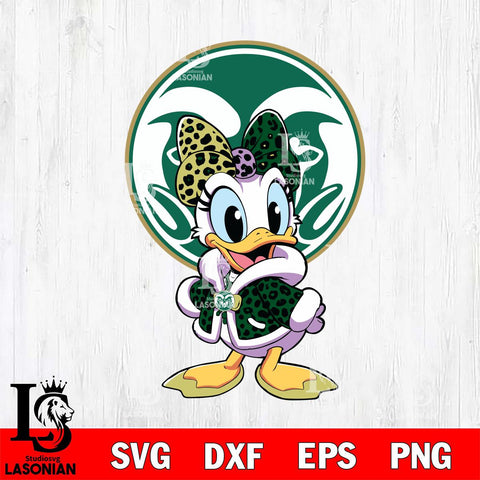 Colorado State Rams Fancy Daisy Duck Disney Svg Eps Dxf Png File, Digital Download, Instant Download