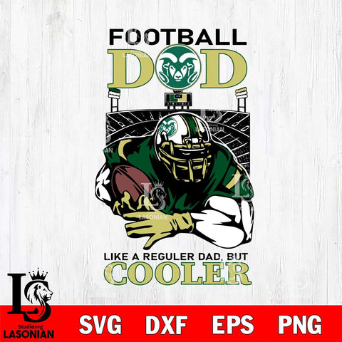 Colorado State Rams Football Dad Cooler Svg Eps Dxf Png File, Digital Download, Instant Download