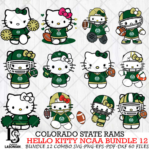 Colorado State Rams NCAA Bundle 12 Svg Eps Dxf Png File, NCAA svg, Digital Download, Instant Download