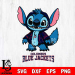 Columbus Blue Jackets Stitch Halloween Svg Eps Dxf Png File, NHL svg, Digital Download, Instant Download