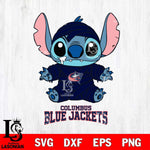 Columbus Blue Jackets Stitch Mummy Svg Eps Dxf Png File, NHL svg, Digital Download, Instant Download