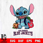 Columbus Blue Jackets Stitch Zombie Svg Eps Dxf Png File, NHL svg, Digital Download, Instant Download