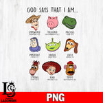 God Says that i am png file, Digital Download, Instant Download