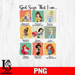 God Says that i am  png file, Digital Download, Instant Download