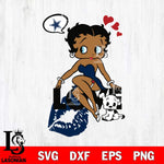 Dallas Cowboys Betty Boop Love SVG 2 Svg Eps Dxf Png File, Digital Download, Instant Download