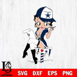 Dallas Cowboys Betty Boop Sexy Fan Svg Eps Dxf Png File, Digital Download, Instant Download