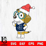 Dallas Cowboys Bluey Honey Christmas Svg Eps Dxf Png File, Digital Download, Instant Download