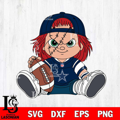 Dallas Cowboys Chucky Horror 11 Svg Eps Dxf Png File, NFL svg, Digital Download, Instant Download