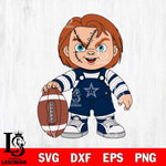 Dallas Cowboys Chucky Horror 7 Svg Eps Dxf Png File, NFL svg, Digital Download, Instant Download