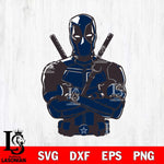 Dallas Cowboys Deadpool Svg Eps Dxf Png File, Digital Download, Instant Download