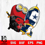 Dallas Cowboys Deadpool Minion Marvel Svg Eps Dxf Png File, Digital Download, Instant Download