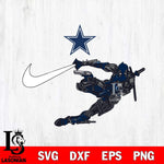 Dallas Cowboys Deadpool Nike Svg Eps Dxf Png File, Digital Download, Instant Download