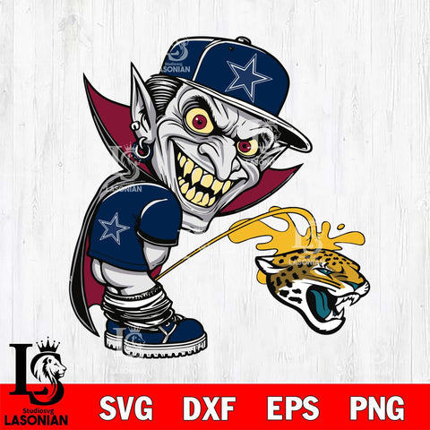 Dallas Cowboys Dracula Piss On Washington Commanders Svg Eps Dxf Png File, Digital Download, Instant Download