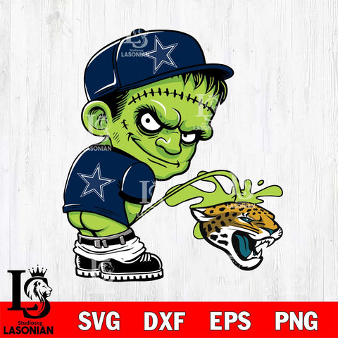 Dallas Cowboys Frankenstein Piss On Washington Commanders Svg Eps Dxf Png File, Digital Download, Instant Download