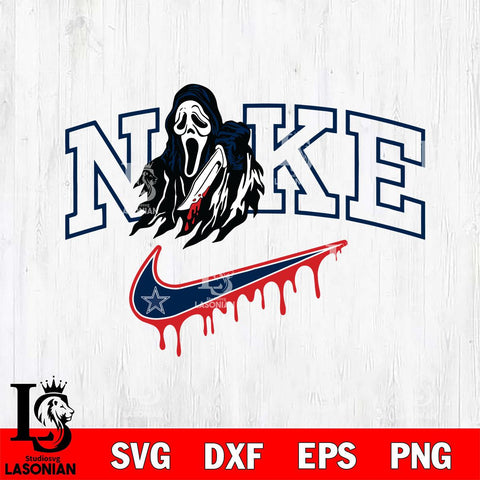 Dallas Cowboys Ghostface Nike Svg Eps Dxf Png File, Digital Download, Instant Download