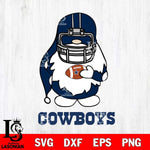 Dallas Cowboys Gnomes Christmas Svg Eps Dxf Png File, Digital Download, Instant Download