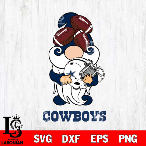 Dallas Cowboys Gnomes Helmet Svg Eps Dxf Png File, Digital Download, Instant Download