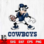 Dallas Cowboys Goofy Disney, Svg Eps Dxf Png File, Digital Download