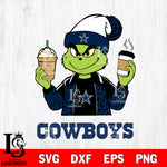 Dallas Cowboys Grinch 2 coffee Svg Eps Dxf Png File, Digital Download, Instant Download