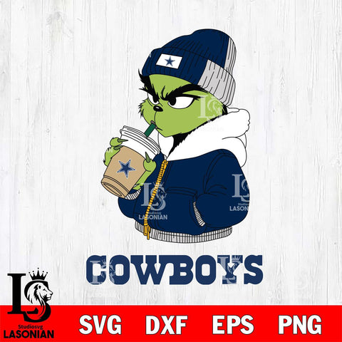 Dallas Cowboys Grinch Bougie Christmas Svg Eps Dxf Png File,Cricut svg files, Digital Download, Instant Download