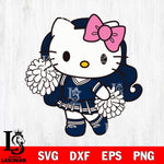 Dallas Cowboys Hello Kitty Cheerleader 7 Svg Eps Dxf Png File, Digital Download, Instant Download